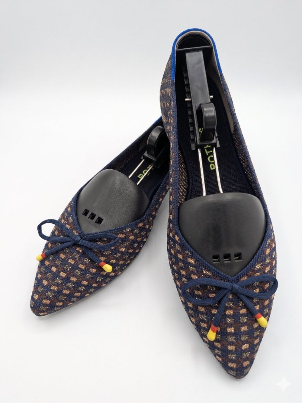 Rothy's The Bow Point Evening Metallic Flats 10.5